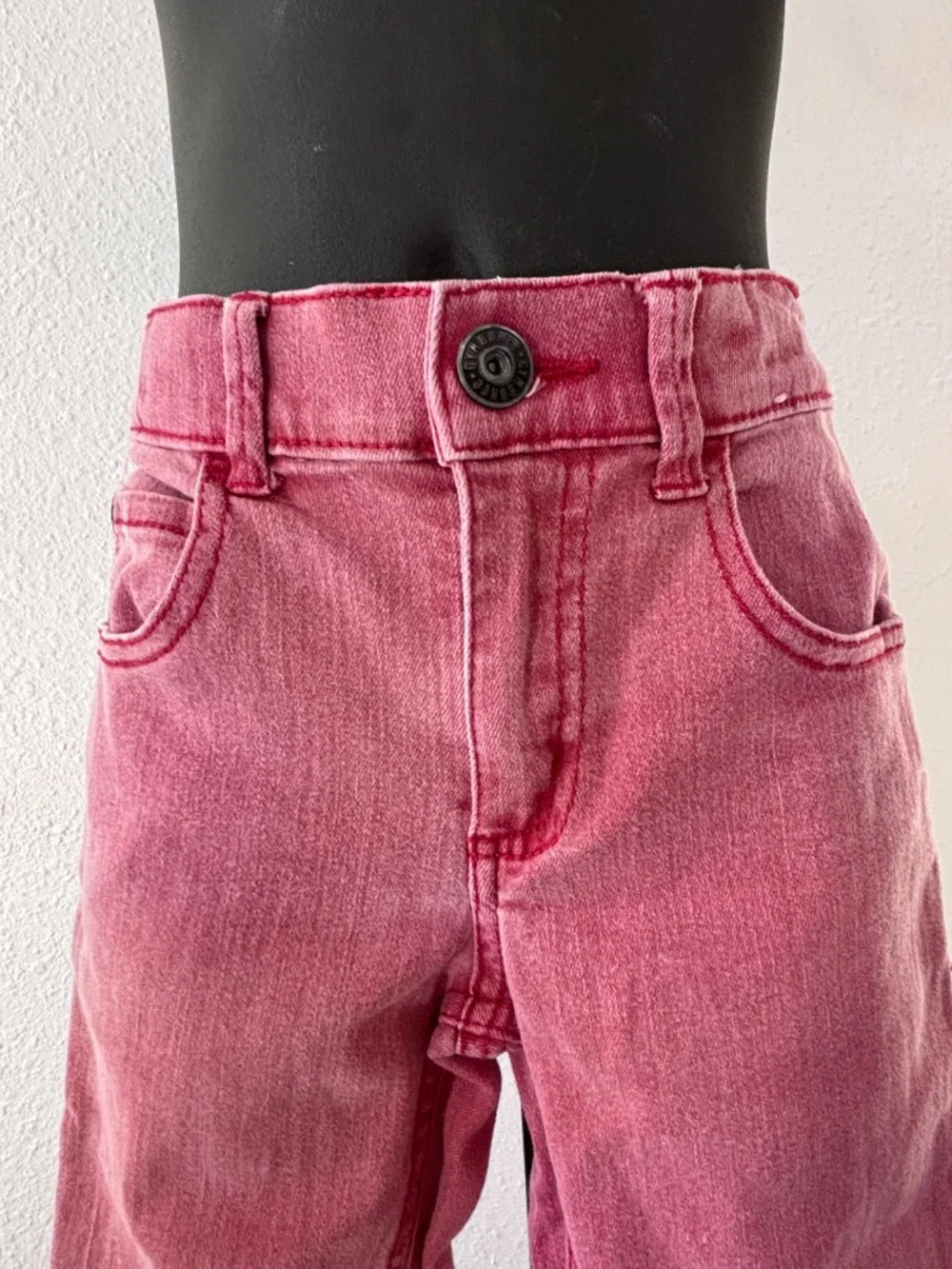 Gymboree boys size 6 outfit Henley and red jeans skinny fit